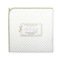 SwaddleDesigns Ultimate Receiving Blanket - Polka Dots - Sage