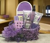Lavender Spa Gourmet Food Gift Basket