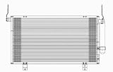 04-08 MITSUBISHI GALANT AC CONDENSER (W/ RECEIVER / DRYER, W/ PARALLEL FLOW CONDENSER) 05 06 07 2004 2005 2006 2007 2008