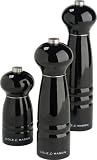 Cole and Mason Windsor Gourmet 4-3/4 Inch Pepper Mill, Black Gloss Wood