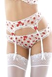 Mimi Holliday Club Tropicana Polka Dot Silk Chiffon Suspender Belt