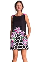 Desigual Damen A-Linie Kleid, bedruckt