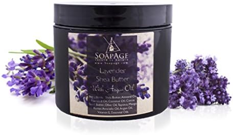 Soapage Whipped Shea Body Butter, 4 oz, Lavender