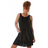 Douce bébé robe noir de poupée mini (702)