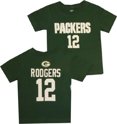 Green Bay Packers Aaron Rodgers Toddler Green Shirt