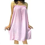 Pink Womens Terry SPA Body Wrap Towel Shower Bath Robe