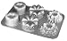 Fat Daddio's Cast Aluminum Noble Variety Baking Pan, Set of Six Petites