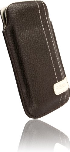 Krusell Gaia Leder Etui Tasche f&uuml;r Samsung Galaxy Ace S5830 braun
