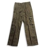 Nevada - Boys Cargo Pant, Olive Brown