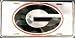 LP - 900 Georgia G Chrome License Plate - 50085