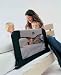 Baby Dan Sleep 'N' Safe fold down bed guard in Blue