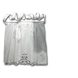 Battenburg Lace Trim Apron, 100% Cotton, White