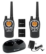 Midland GXT740VP3 42-Channel 34-Mile GMRS with NOAA All Hazard /Weather Alert, Rechargeable Batteries, and Dual Desktop charger (Pair)