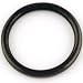 Color Coated Stainless Steel Segment Ring: 14g, 1/2, Black