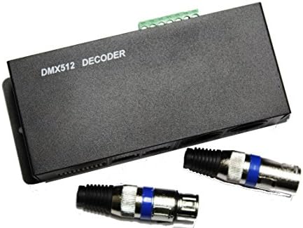 LED4Everything (TM) DC 12V-24V 4 Channel DMX Decorder LED Controller for RGBW LED Strip Light