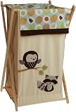 Carter's Forest Friends Hamper, Tan/Choc, 21 X 10 X 9.5