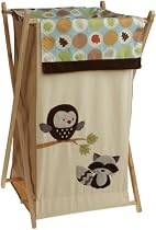 Carter's Forest Friends Hamper, Tan/Choc, 17 X 16 X 27