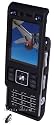 mobile:instyle Black Crystal Case für Sony Ericsson C905