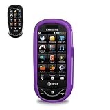 New Fashionable Perfect Fit Hard Protector Skin Cover Cell Phone Case for Samsung Sunburst A697 AT&T - Purple