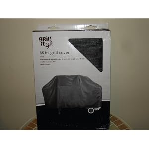 Grill It 68 Inch Grill Cover  Black
