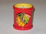 CHICAGO BLACKHAWKS Team Logo Embossed Scented Decorative Votive Candle