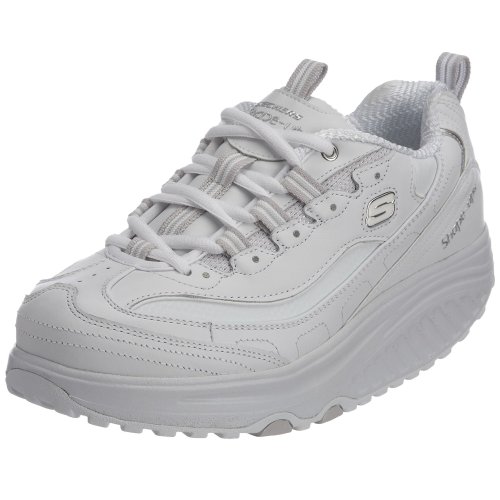 41pAD4b1tYL. SL500  Skechers Womens Shape UpsMetabolize Fitness Walking ShoeWhite/Silver9 M