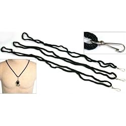 3 Black Loupe Cord Gemologist Necklace Jewlers Eye Tool