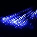 Perfect Holiday, 50cm 8 Tube 240 Leds Snowfall Meteor Rain Light Tube for Holiday Party Christmas Xmas Decoration with Us Plug Blue