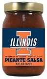 Illinois Fighting Illini NCAA Picante Salsa - 16oz by Hot Sauce Harry's