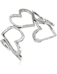 Lucky Brand "Adorn You" Heart Cuff Bracelet, 2.25"
