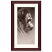 Jo-Jo the Orangutan by Robert L. Caldwell Framed Art Print - Brown (SP18402)