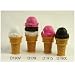 Fantazia D190-ST 9" Scoop Cone Coin Bank - Strawberry