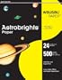 Wausau Astrobrights Heavy Duty Paper, 24 lb, 8.5 x 11 Inch, Solar Yellow, 500 Sheets (21538)