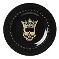Crown Skull Melamine Dinner Plate Set of 8 - 10.5"