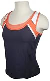 Tail MATCH POINT Cardio Tank w/ Comfort Bra BF6-165-Midnight Navy, Orangina, White