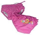 Bright Bots UPF50+ Australian Girls Pink Swim Nappy size 18-24 months