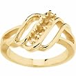 14K Yellow Gold Mother's Ring - 4 Gemstone -- YOU CHOOSE THE COLORS!