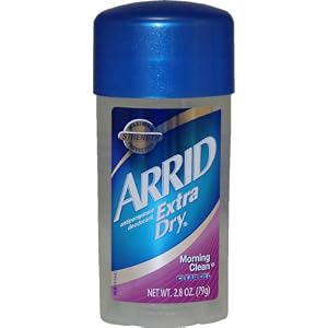 Arrid Extra Dry Anti-Perspirant & Deodorant, Clear Gel, Morning Clean, 2.6 oz (73 g) (Pack of 6)