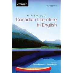An Anthology of Canadian Literature in English