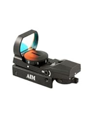Sports: AIM Sports Dual Illuminated Red & Green Dot Sight w/ 4 Different Reticles RT4-03 - AIM Sports