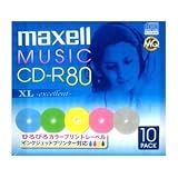 maxell ������CDR��Ͽ������80ʬ���Ҥ��Ӥ����顼�ץ��ȥ졼�٥롢10��ѥå���1�示�ĥץ饱��������(10����������), CDRA80WPM.1P10S