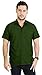 La Leela Hawaiian Shirt Men Short Sleeve Front-Pocket Rayon Plain in many colors