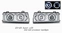 92-98 BMW E36 Projector Headlight Chrome Dual Halo