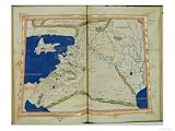 Map of Phoenicia, Mesopotamia and Babylon Art Giclee Poster Print by Ptolemy, 24x18