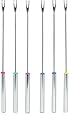 Trudeau Stainless Steel Fondue Forks, Set of 6