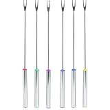 Trudeau Stainless Steel Fondue Forks, Set of 6