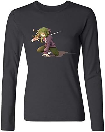 ZhengLu Women's Kagerou Project Tsubomi Kido Long Sleeve T-Shirts Size S Black