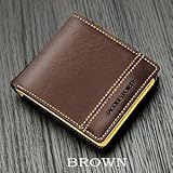 [ジャック・ポワリエ]牛革二つ折り財布-フランスの伝統-JP-5003 (茶・ブラウン)