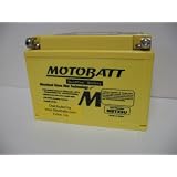 12 Volt 10.5 Ah MotoBatt MBTX9U Sealed Maintenance Free AGM Battery by MotoBatt