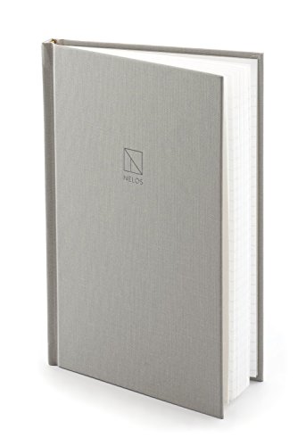 Nelos Hardcover Notebook: Sterling Variation II, Ruled, 8.5 x 5.5, 136 pages